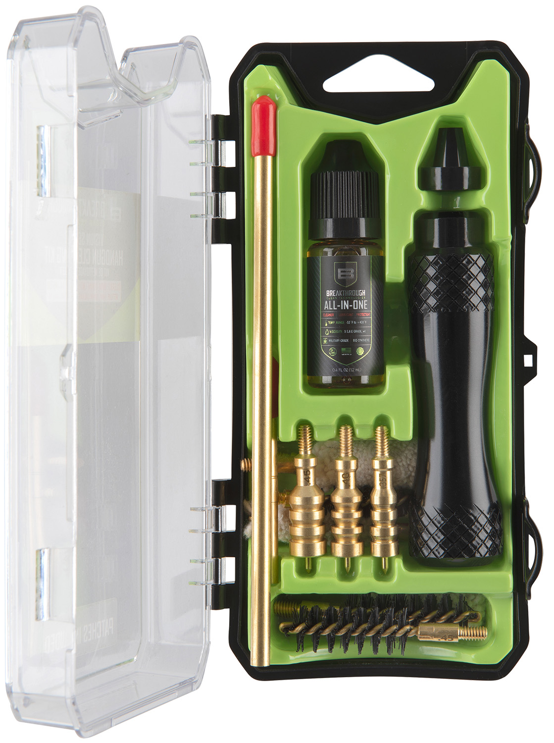 Breakthrough Clean BTCCCP Vision Series Cleaning Kit Handgun/15 Pieces Multi-Color