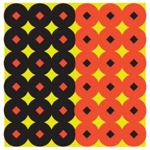 Birchwood Casey 34117 Shoot-N-C Reactive Target Self-Adhesive Paper Circle w/Diamond Center 432 Pasters