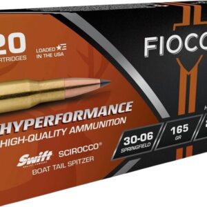 Fiocchi A3006SCA SCIROCCO BONDED Extrema 30-06Springfield 165gr Swift Scirocco II Bonded 20 Per Box/10 Case