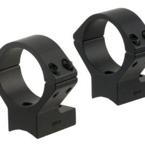 Talley 950725 Scope Mount/Ring Combo Black Anodized 1" Tube Savage Round Receiver with AccuTrigger (110 Series/A17/A22) High Rings