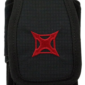 Vertx VTX5140BK Phone/Multi-Tool Pouch VTX 7" H x 4" W x 2" D Black Cordura w/Velcro Closing