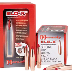 Hornady 2840 ELD-X 7mm .284 162 gr Extremely Low Drag eXpanding 100 Per Box/ 15 Case