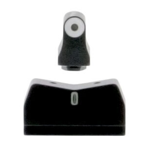 XS Sights GL0004S5 DXT Big Dot Night Sights fits Glock Black | Green Tritium White Outline Front Sight Green Tritium White Outline Bar Rear Sight