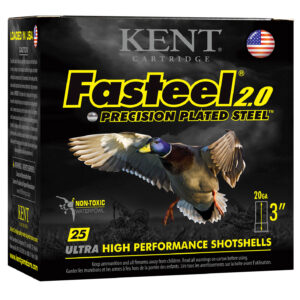 Kent Cartridge K203FS242 Fasteel 2.0 20 Gauge 3" 7/8 oz 2 Shot 25 Per Box/ 10 Case