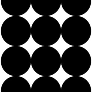Pro-Shot P216 SplatterShot Repair Pasters Black 1" Self-Adhesive 216 Pasters