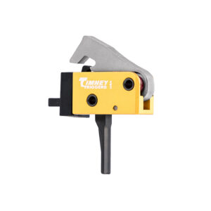 Timney Triggers 681ST PCC Trigger Single-Stage Straight Trigger with 2.50-3 lbs Draw Weight & Black/Gold Finish for AR-Platform