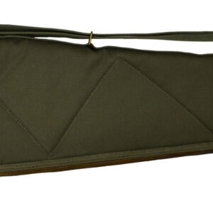 Boyt Harness OGC98PM09 Alaskan Rifle Case 44" Waxed OD Green Canvas w/ Brass Hardware & Quilted Flannel for Scoped Rifles