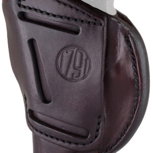 1791 Gunleather 4WH1SBRR 4-Way IWB/OWB 01 Signature Brown Leather Belt Clip Fits 3-4" Barrel 1911 Right Hand
