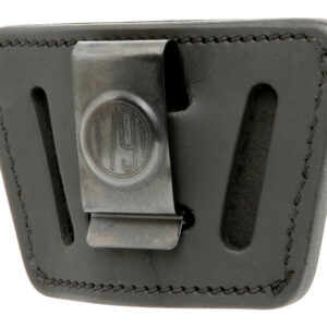 1791 Gunleather UIWSBLA UIW IWB/OWB Black Leather Belt Clip Fits Most Small-Mid Frame Autos Ambidextrous