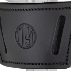 1791 Gunleather UIWXSBLA UIW Max IWB/OWB Black Leather Belt Clip Fits Most Mid-Large Frame Autos with Rail, Laser & Light Ambidextrous