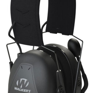 Walker's GWPBTPAS Bluetooth Passive Muff 26 dB Over the Head Black Polymer