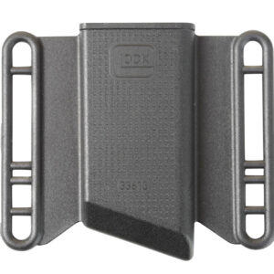 Glock MP033613 Mag Pouch OWB Black Polymer, Belt Slide Mount Up To 2.25" Wide, Fits Glock 43 Magazines Only