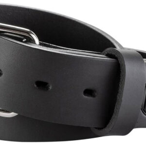 1791 Gunleather BLT013640SBLA 01 Gun Belt Stealth Black Leather 36/40 1.50" Wide Buckle Closure