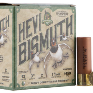 HEVI-Shot HS14002 HEVI-Bismuth 12Gauge 3" 1 3/8oz Bismuth 2Shot 25 Per Box/10 Case
