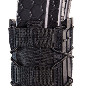 High Speed Gear 112R00BK TACO X2R Mag Pouch Double Black Nylon MOLLE Compatible w/ Rifle