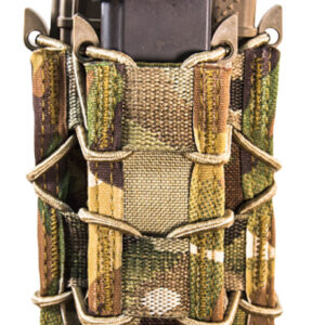 High Speed Gear 13DD10MC TACO Double Decker Mag Pouch MultiCam Nylon Belt Belts 2.25" Wide Compatible w/ Rifle Compatible w/ Pistol