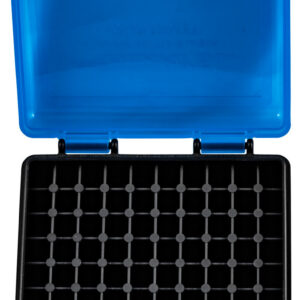Berry's 83500 Ammo Box 22LR Blue/Black Polypropylene 100rd