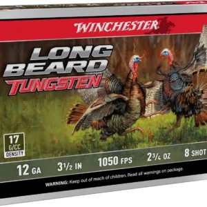 WINCHESTER 12 GA 3-1/2" #8 LONG BEARD TS17 2-3/4 OZ 5RD/BX 10BX/CS