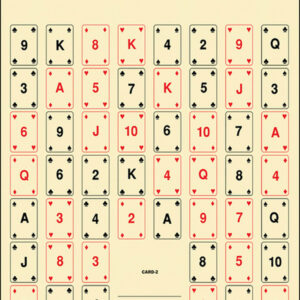 Action Target CARD2100 Entertainment  52 Playing Cards Paper 22.50" x 24" Multi-Color 100 Per Box