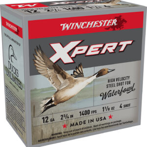 Winchester Ammo WEX12H4 Super X Xpert High Velocity 12Gauge 2.75" 1 1/8oz 4Shot 25 Per Box/10 Case