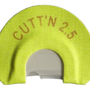 HS Strut 05904 Cuttn 2.5 Diaphragm Call Double Reed Attracts Turkeys Yellow