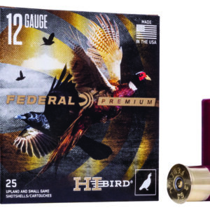 Federal HVF1275 Premium Hi-Bird 12Gauge 2.75" 1 1/8oz 7.5Shot 25 Per Box/10 Case