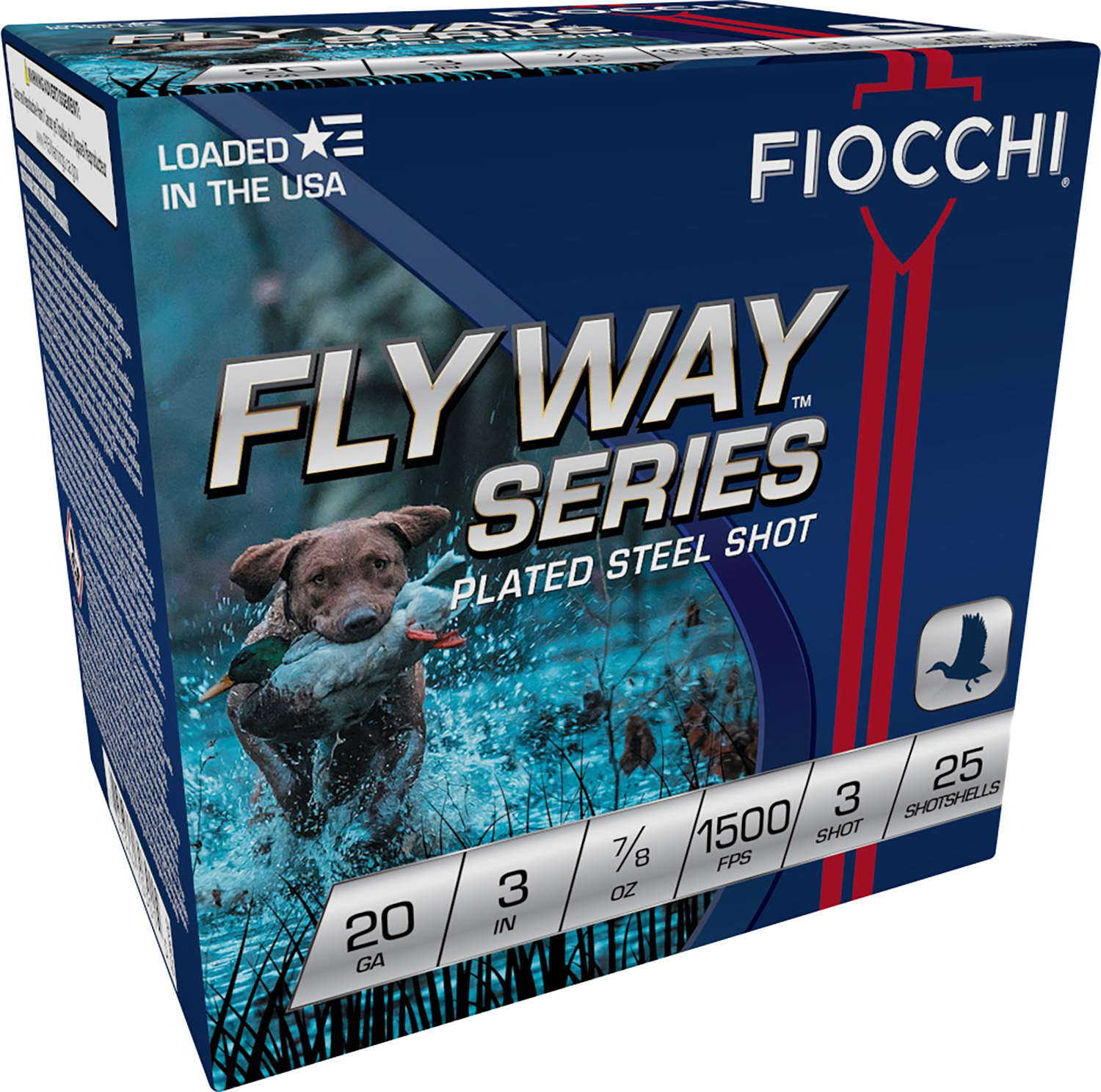 Fiocchi 203ST3 Flyway 20Gauge 3" 7/8oz 3Shot 25 Per Box/10 Case