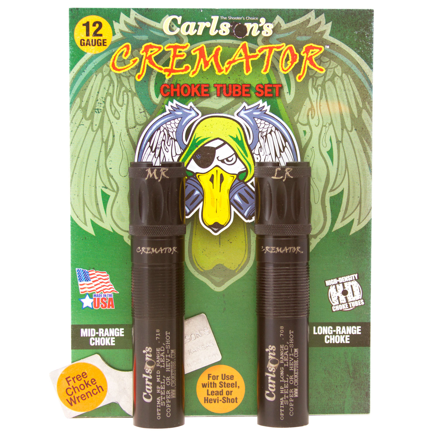 Carlson's Choke Tubes 11662 Cremator Beretta Optima HP 12 Gauge Mid/Long Range Non-Ported 17-4 Stainless Steel