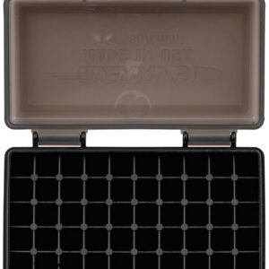 Berry's 19642 Ammo Box 9mm/380ACP Smoke/Black Polypropylene 50rd
