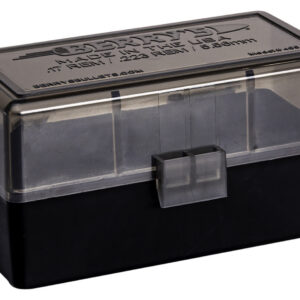 Berry's 29682 Ammo Box 223Rem/5.56NATO Smoke/Black Polypropylene 50rd