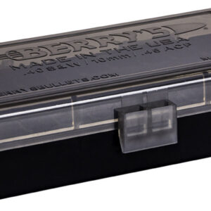 Berry's 13897 Ammo Box 40S&W/45ACP Smoke/Black Polypropylene 50rd