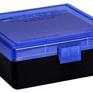 Berry's 95182 Ammo Box 38Special/357Mag Blue/Black Polypropylene 100rd