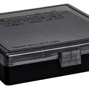 Berry's 92199 Ammo Box 40S&W/45ACP Smoke/Black Polypropylene 100rd