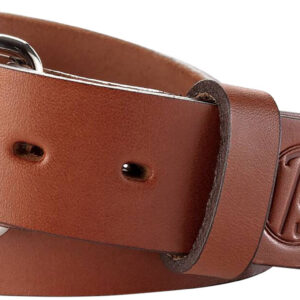 1791 Gunleather BLT013236CBRA 01 Gun Belt Classic Brown Leather 32/36 1.50" Wide Buckle Closure