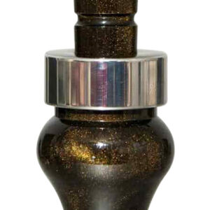 Echo Calls 78905 Meat Hanger Double Reed Mallard Sounds Attracts Ducks Black Gold Pearl Acrylic