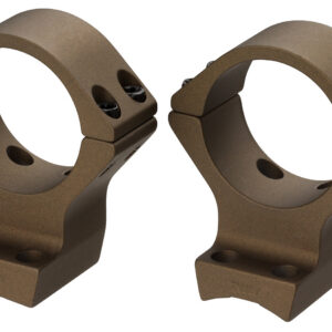 Browning 12542 X-Bolt Scope Mount System X-Lock Burnt Bronze Cerakote Aluminum 34mm Tube, High Rings
