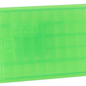 MTM Case-Gard P50SS9M16 Side-Slide Ammo Box Multi-Caliber Handgun Clear Green Plastic 50rd