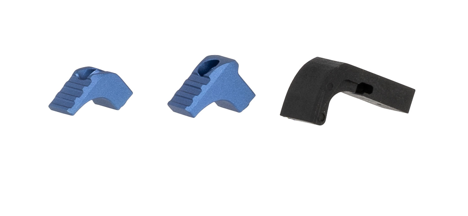 Strike Industries G4MAGRELEASEBLU Modular Magazine Release Magazine Release Compatible w/Glock 17/19/19x/22/23/26/27/31-35/37-39/45 Gen 4-5, Blue Aluminum