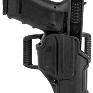 Blackhawk 410703BKR T-Series L2C Non-Light Bearing OWB Black Polymer Belt Slide Fits Colt 1911 w/wo Rail Right Hand