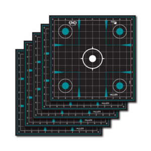 Girls With Guns 15280 Splash Self-Adhesive Paper Black/Teal 12"x12" Grid 5 Pack