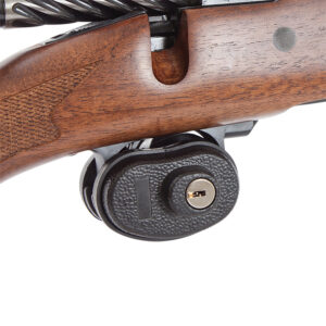 Allen 15415 Trigger Lock Open With Key Black Steel Firearm Fit- Handgun/Rifle/Shotgun