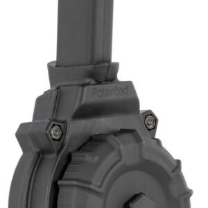 ProMag DRMA20 Standard 50rd Drum 9mm Luger Compatible w/Glock 43X/48 Black DuPont Zytel Polymer
