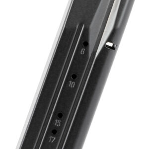 Mec-Gar MGWIT38LFAFC Tanfoglio 17rd 38 Super, Fits Tanfoglio Witness Large Frame Blued w/Anti-Friction Coating Carbon Steel