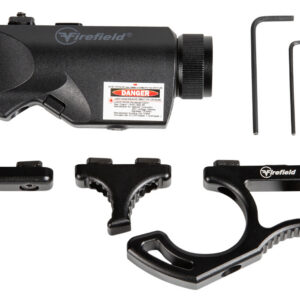Firefield FF35010K Rival XL Foregrip Flashlight Red Laser Combo Kit Matte Black 75/150 Lumens White LED Light