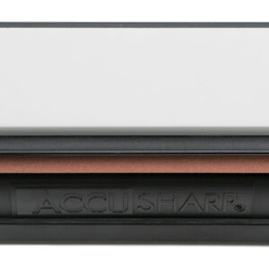 AccuSharp 025C Tri-Stone Deluxe Sharpening System Coarse, Medium, Fine Diamond, Alumina, Ceramic Sharpener Rubber Handle