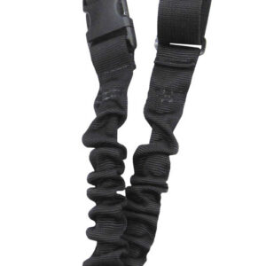 Tacshield T6010BK Shock Sling Black Webbing Single-Point Rifle/Shotgun