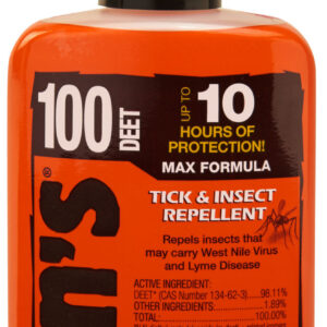 Ben's 00067080 100 Odorless Scent 3.40oz Spray Repels Ticks & Biting Insects Effective Up to 10 hrs