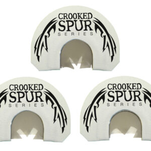 Foxpro CSGSCOMBO Crooked Spur Ghost Spur Combo Diaphragm Call, Attracts Turkey, Triple Prophylactic Reeds