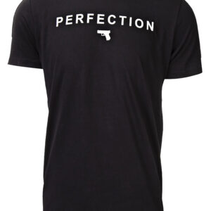 Glock AA75124 Perfection Pistol Black Cotton Short Sleeve Small