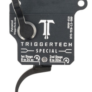 TriggerTech R70TCB13TNP Special Two-Stage Pro Curved Trigger with 1-3.50 lbs Draw Weight & Matte Gray w/Black Parts Finish for Remington 700 Right